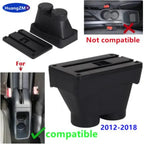 Center Console Armrest Box – Storage Organizer for Peugeot 208 2012-2018