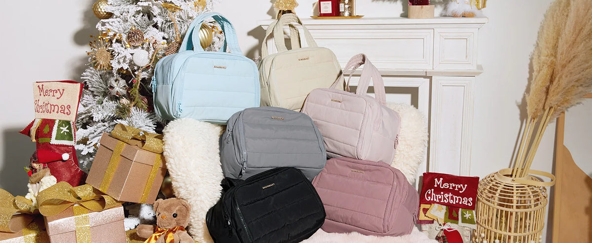 Large Capacity Cosmetic Bag – Wide-Open Makeup Organizer for Travel