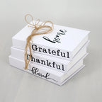 Decorative Simulation Books – Modern White Faux Props for Home Decor