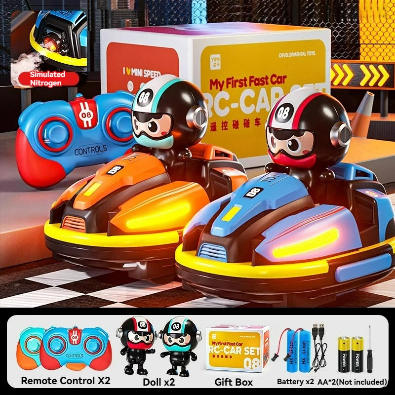 Electric RC Bumper Kart – Drift Crash Interactive Toy for Kids Outdoor Play