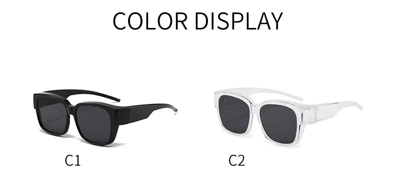 Polarized Fit-Over Sunglasses – Anti-Glare Eye Wear for Night Driving