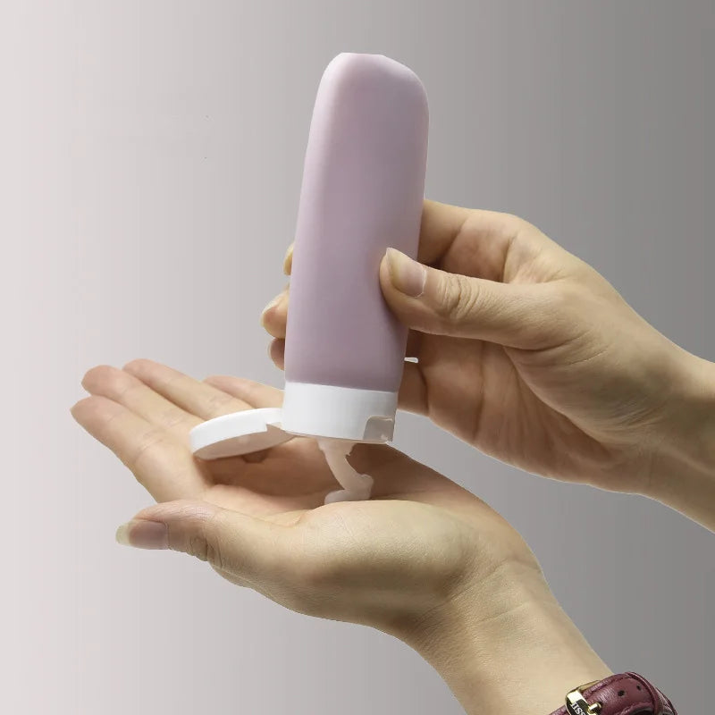 Refillable Silicone Travel Bottles – 60ml Squeeze Containers for Toiletries