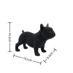 Beaded French Bulldog Resin Statue – Colorful Animal Decor for Home Office