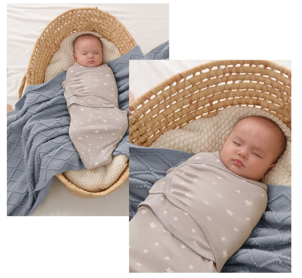 Cotton Baby Sleeping Bag – Anti-Shock Swaddle Wrap for Newborn Sleep