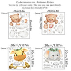 Animal Wall Decals – Self-Adhesive Nursery Stickers for Kids Bedroom Decor
