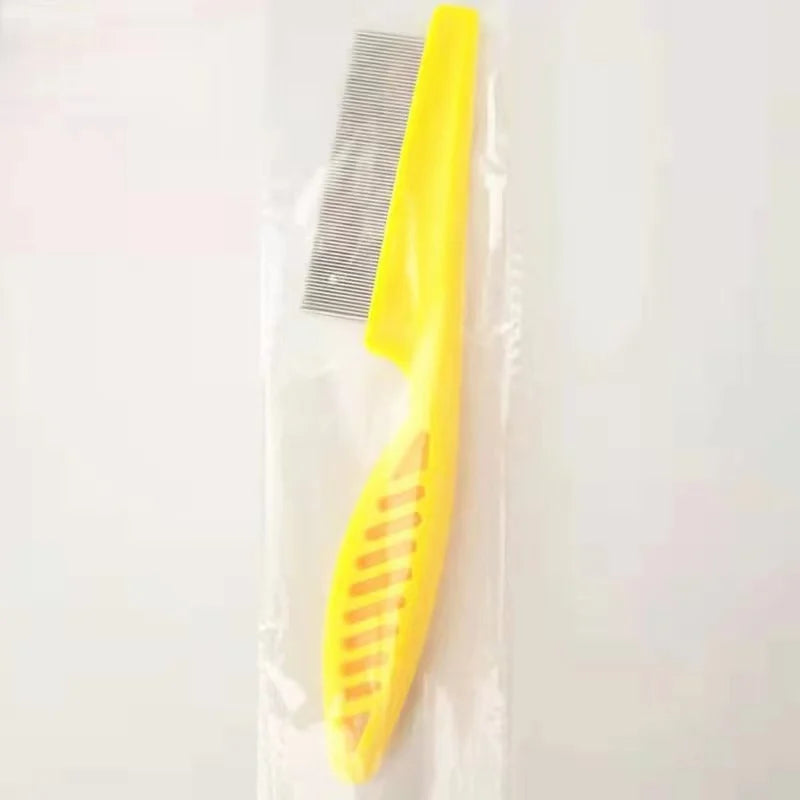 Stainless Steel Flea Comb – Shedding Grooming Tool for Cat and Dog Pets