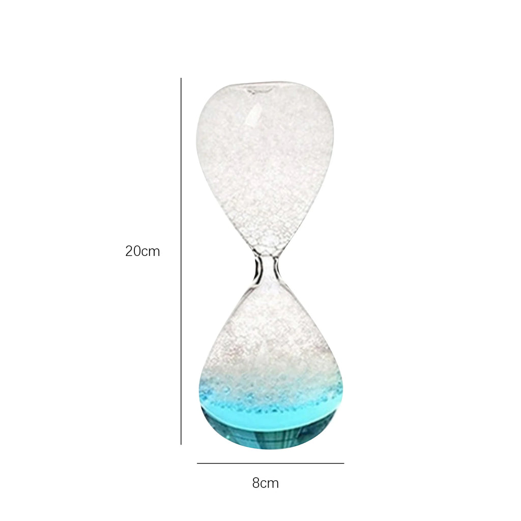 Crystal Singing Hourglass – Decorative Bubbling Timer for Home Office Decor