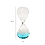 Crystal Singing Hourglass – Decorative Bubbling Timer for Home Office Decor