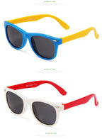 Silicone Kids Sunglasses – UV400 TR90 Goggles for Outdoor UV Protection