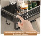 Aluminum Bathroom Shelf – Wall Mounted Storage Rack for Kitchen and Shower