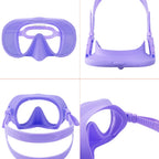 Full Face Snorkel Mask – Anti-Fog Panoramic Diving Goggles for Underwater Swimming