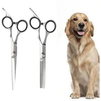 Professional Grooming Scissors – Stainless Steel for Pet Hair Trimming