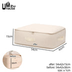 Compression Storage Bags – Double Zipper Space Saver for Bedding and Travel
