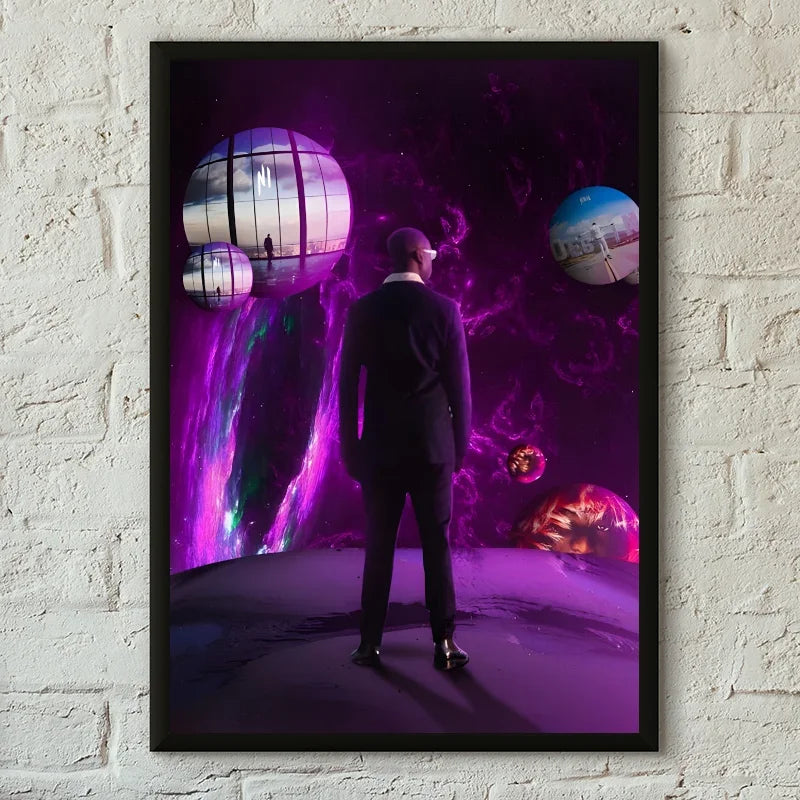 Ninho Rapper Wall Poster – Self-Adhesive Waterproof Art for Room Decor