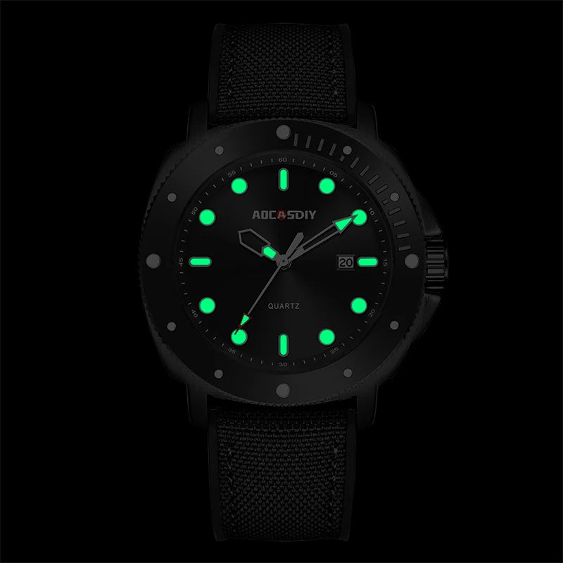 Luxury Chronograph Wristwatch – Waterproof Luminous Calendar for Men