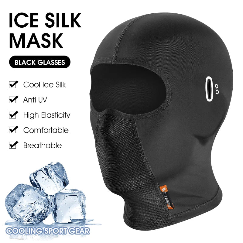 Summer Cooling Balaclava – UV Protection Face Mask for Cycling and Sports