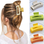 Large Plastic Hair Claw – Korean Fashion Clip for Women Styling