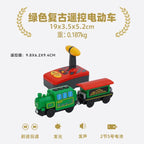 Magnetic RC Electric Train – Diecast Locomotive for Wooden Railway Tracks
