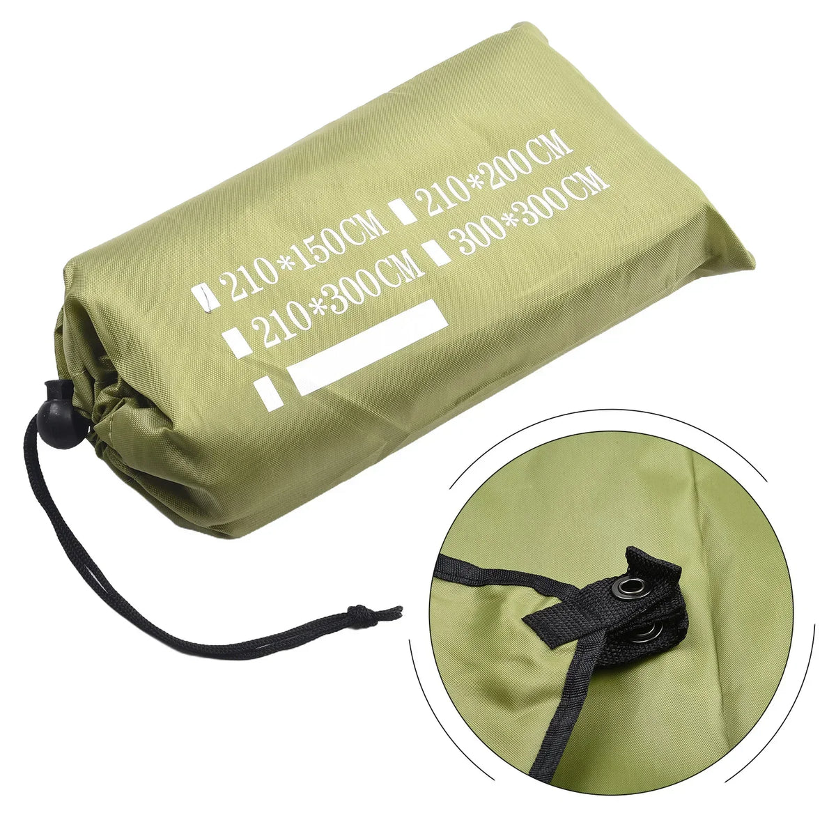 Waterproof Camping Tarp – Durable Sun Shade Shelter for Outdoor Hiking