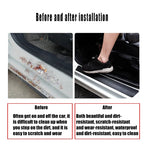 Carbon Fiber Door Sill Scuff Plates – Anti-Scratch Decal for Dodge Avenger