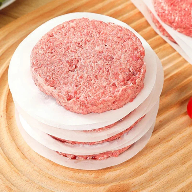 Hamburger Patty Paper – Non-Stick Wax Sheets for Frozen Meat Storage