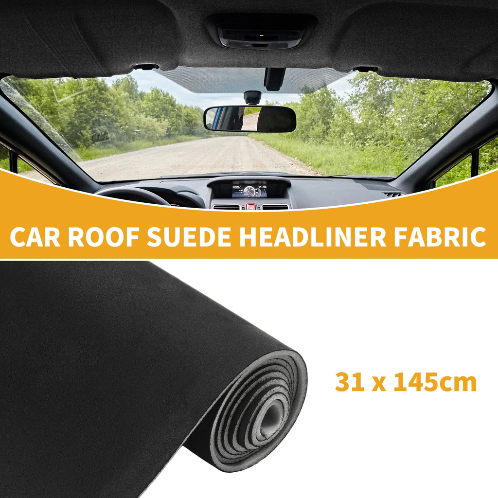 Foam Backed Suede Headliner Fabric – DIY Car Interior Repair Replacement