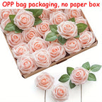 Artificial Rose Flowers – Stemmed Fake Roses for Wedding Bouquets and Decor