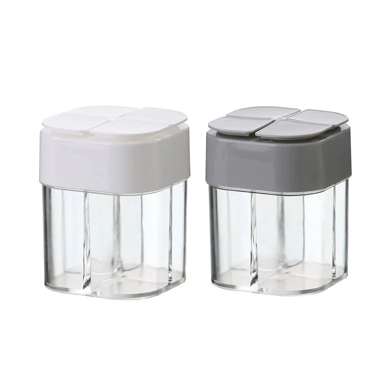 Plastic Spice Container Set – Portable Seasoning Jar for Outdoor Camping BBQ