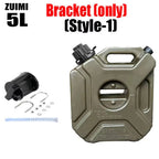 5L Plastic Fuel Canister – Lockable Backup Tank for Motorcycle SUV Storage