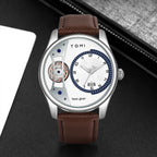 Minimalist Quartz Watch – Luxury Double Strap Set for Business Gift