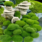 Artificial Foam Moss Stones – Decorative Green Rocks for Micro Landscapes