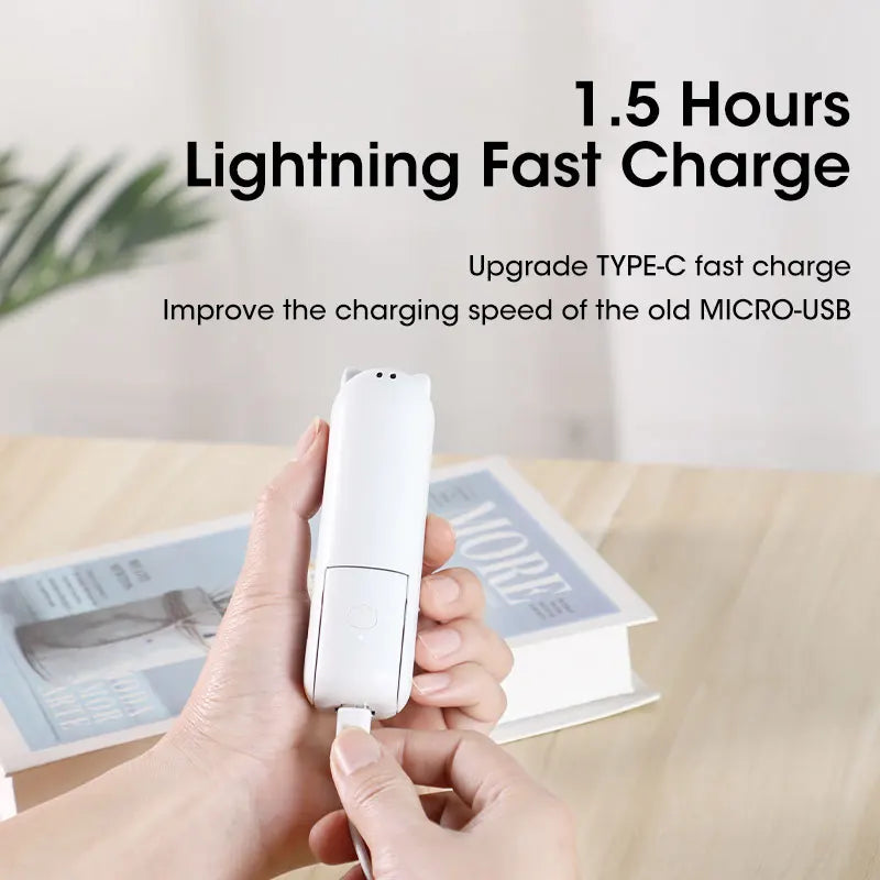 Portable USB Handheld Fan – Rechargeable Collapsible Cooler for Office Home