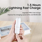 Portable USB Handheld Fan – Rechargeable Collapsible Cooler for Office Home