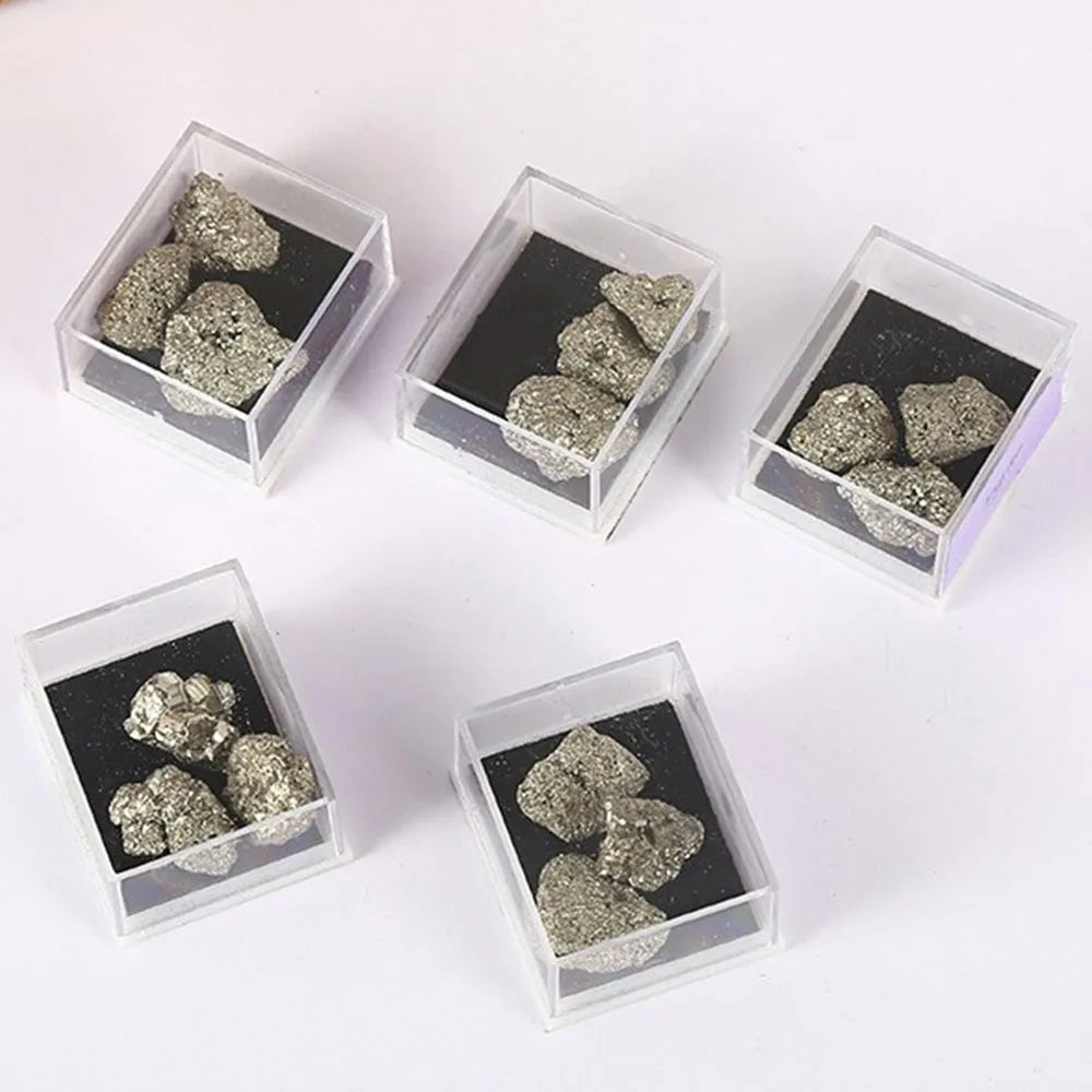 Natural Pyrite Specimen – Raw Healing Crystal Stone for Home Decor Display