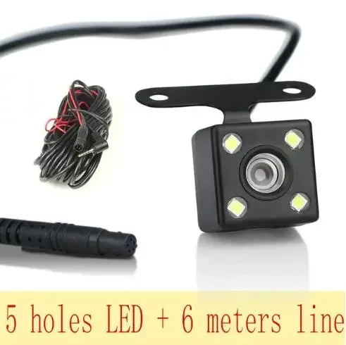 Waterproof 5-Pin Dash Cam – 170° Wide Angle Rear View Camera for Vehicles