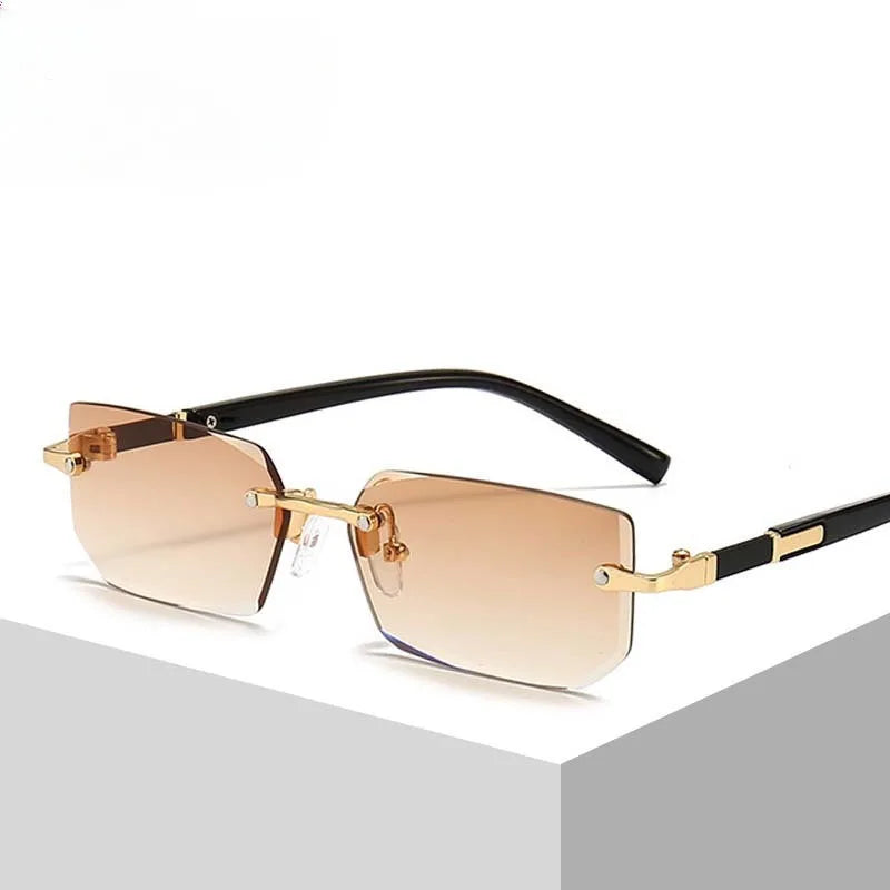 Rimless Designer Sunglasses – Frameless Fashion Eyewear for Men and Women