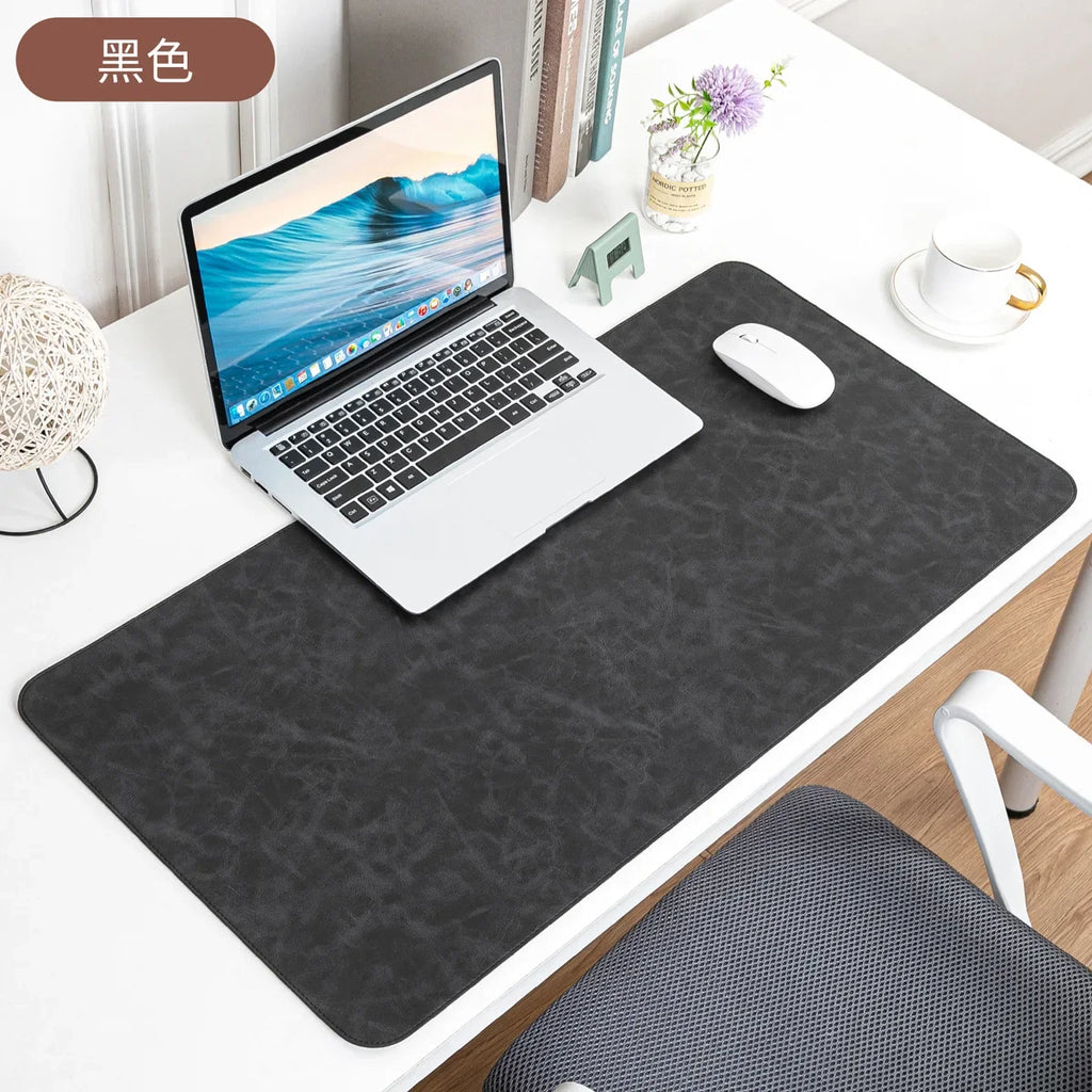 Large PU Leather Desk Pad – Waterproof Protective Mat for Office Gaming