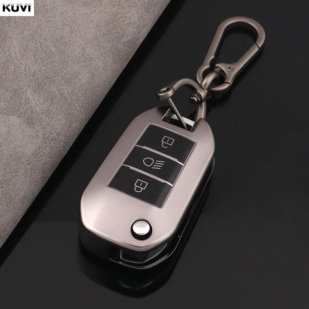 TPU Flip Key Case – Protective Shell for Peugeot and Citroen Car Remotes