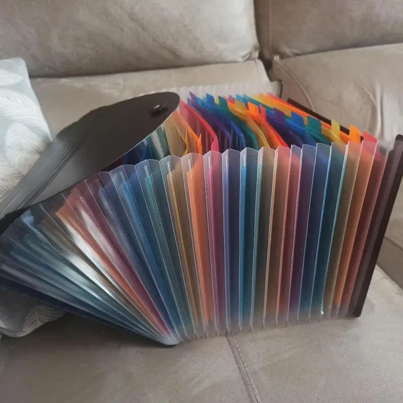 Expandable File Folder – 25 Pocket Accordion Organizer for Documents