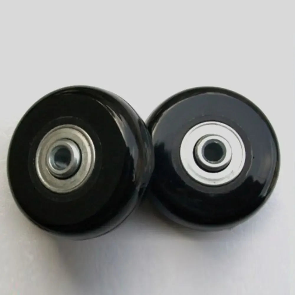 Silent Rubber Luggage Wheels – Durable Travel Bag Replacement for Repair