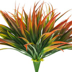 Artificial Spring Grass Leaves – 14 Leaf Bush for Wreath and Wedding Decor