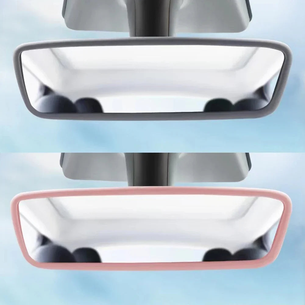 Silicone Rearview Mirror Frame – Protective Interior Cover for Tesla Models
