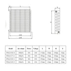 Aluminum Water Cooling Radiator – 390W Heat Sink for Refrigeration Systems