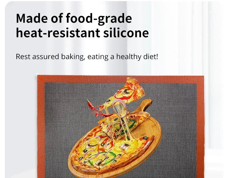 Silicone BBQ Grill Mat – Breathable Non-Stick Liner for Oven and Baking