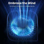 Portable Mini Desk Fan – 360 Degree Quiet USB Cooling for Home and Camping