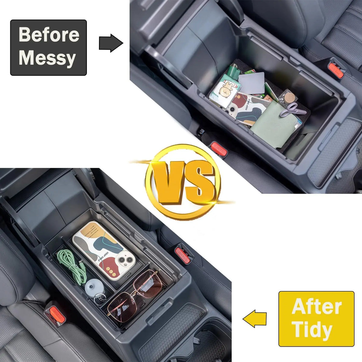 Center Console Organizer Tray – Interior Storage for Honda CR-V Hybrid