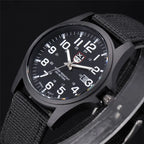 XINEW Nylon Band Quartz Watch – Military Casual Wristwatch for Men