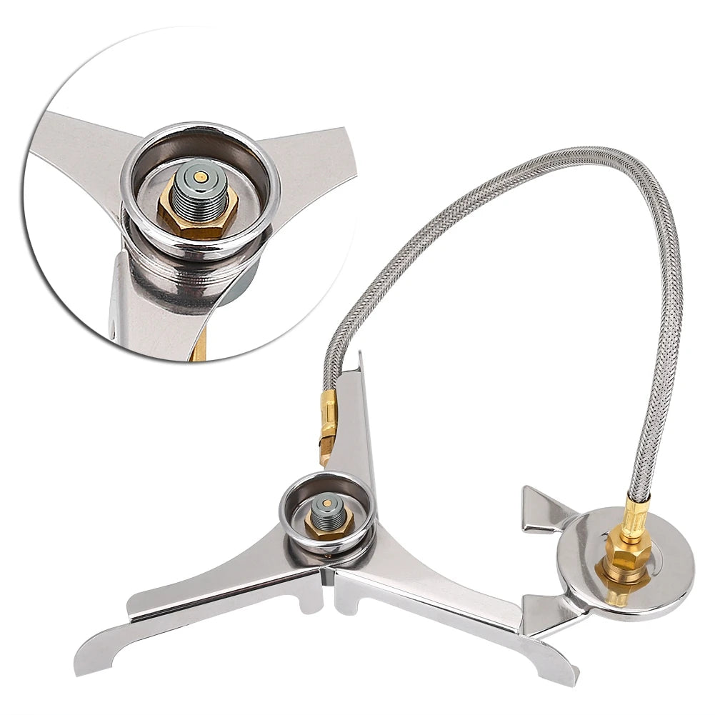 Camping Stove Adapter – Gas Cartridge Tank Connector for Outdoor Cooking