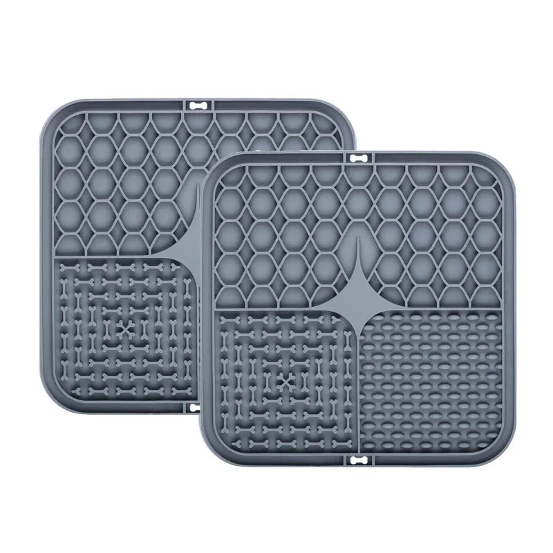 Slow Feeder Licking Mat – Anti-Choking Textured Pad for Dog and Cat Anxiety