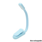 Rechargeable Clip-On Reading Lamp – Adjustable LED Book Light for Travel